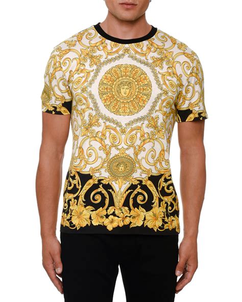 long sleeve versace t shirt mens|Versace t shirt men price.